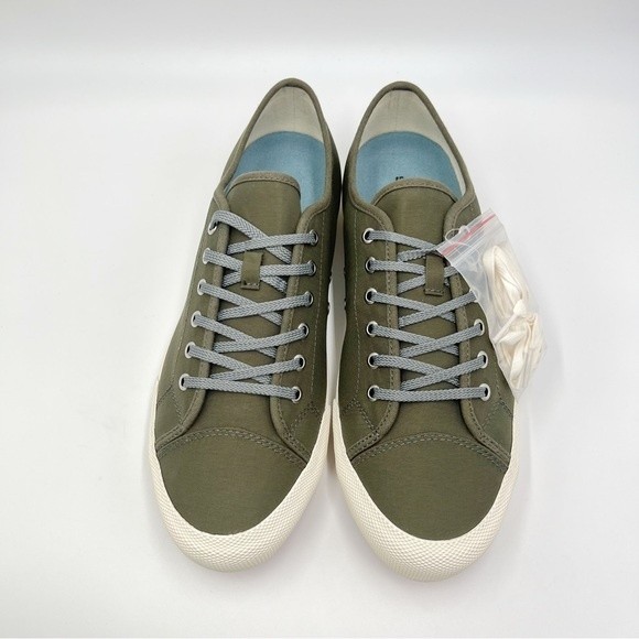 NEW SeaVees Womens Size 10 Army Issue Low Cut Classic Olive Green Sneakers Shoes - Picture 4 of 13
